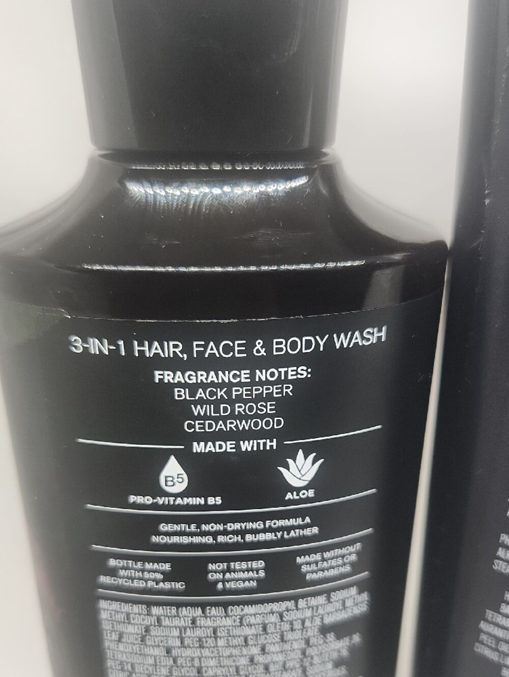 Bath and Body Works Nocturnal Rose Men's Set 3-in-1 Wash, Cream, & Mist New - Picture 8 of 10